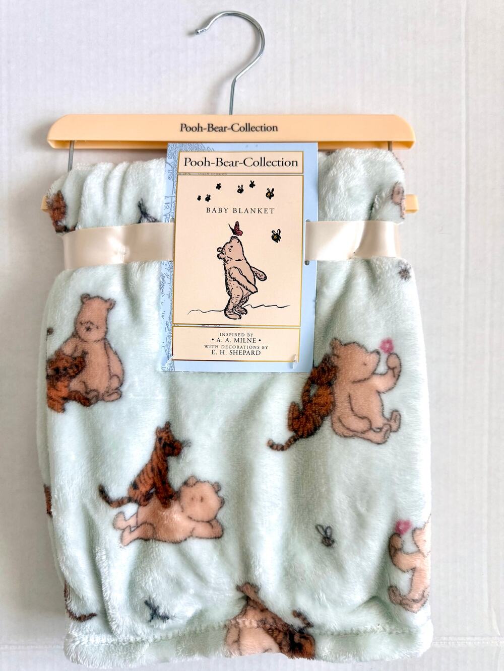 New Pooh Bear Collection Winnie The Pooh Tiger Baby Blanket 30" x 40"